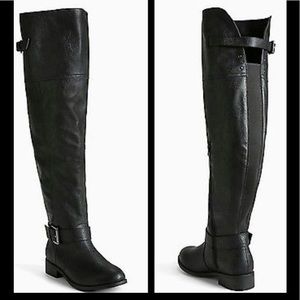 🍁BRAND NEW! Black Boots Wide Calf Wide Width  OTK